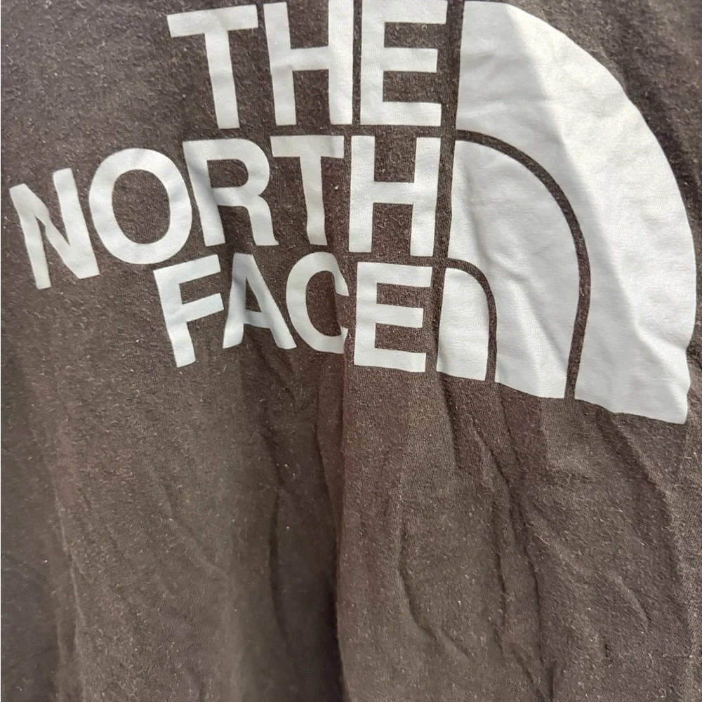 The‎ North Face Black Tee with White Logo